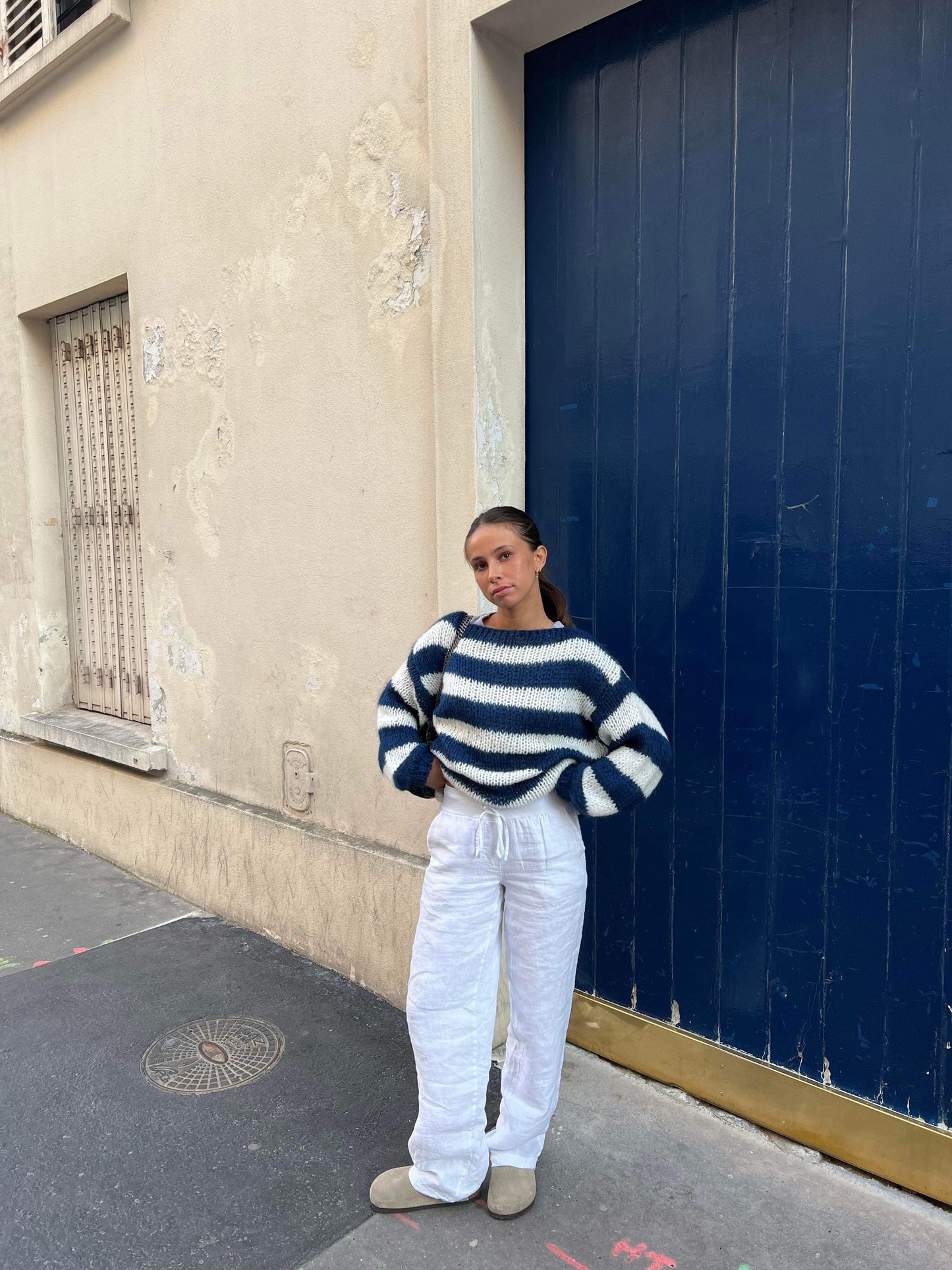 Julia - STRIPED KNIT SWEATER