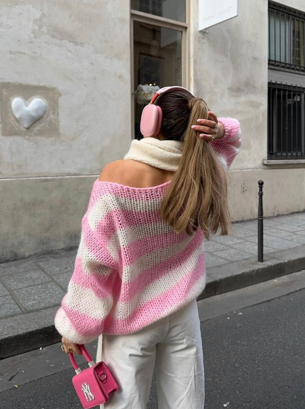 Julia - STRIPED KNIT SWEATER