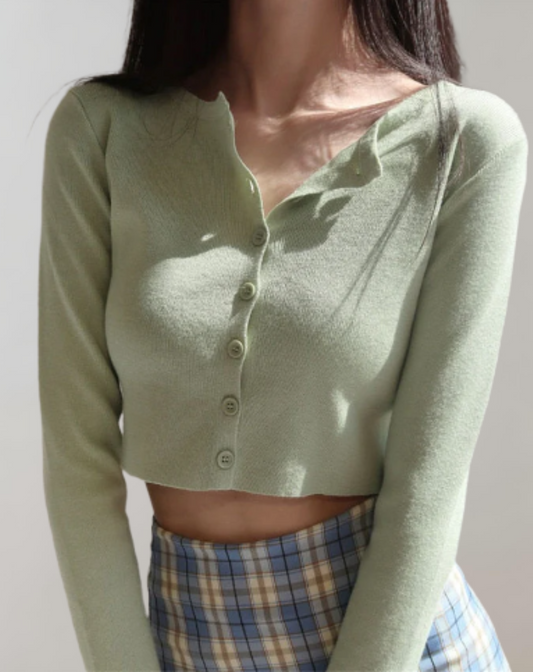 Irene - Mooi aansluitende cropped top