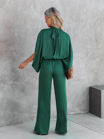 Sophie | Elegante groene jumpsuit