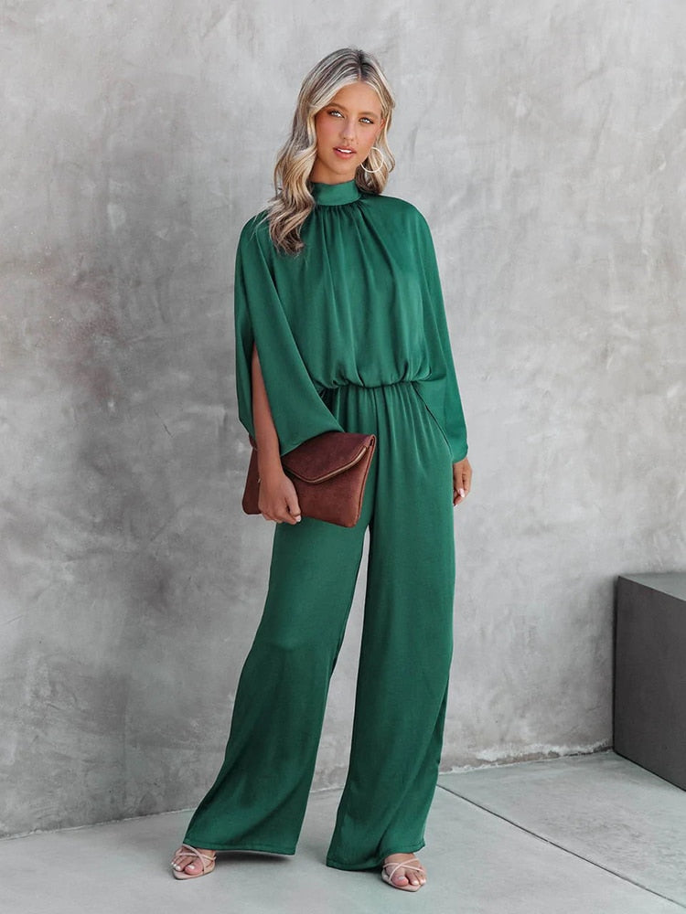 Sophie | Elegante groene jumpsuit