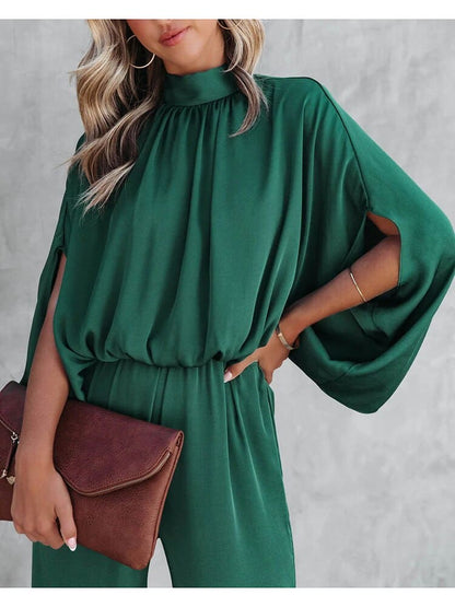 Sophie | Elegante groene jumpsuit