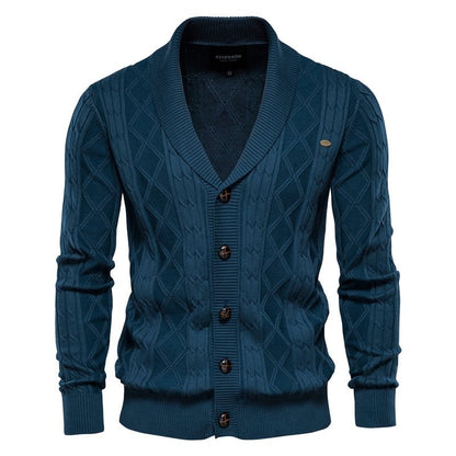 Marvin Cardigan | Luxe burton vest voor heren met knopsluiting